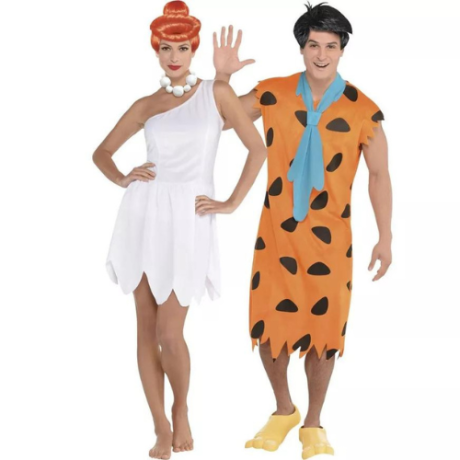 Fred and Wilma Flintstone- Halloween Costume