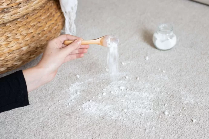 Baking Soda Solution on carpet